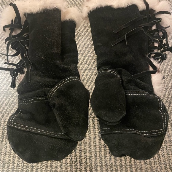 Astis mittens (fur) polar tec fleece lining - Picture 3 of 4